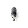 6.3mm stereo pistik-XLR3 pesa, adapter, must