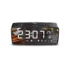 Kell raadio BT 6W aku 2200mAh must peegel valged numbrid