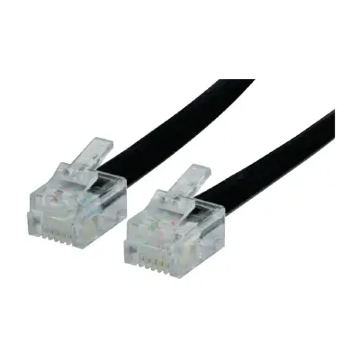 Telefonijuhe RJ12 3m Must