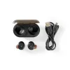 Bluetooth earbuds kõrvaklapid mustad TWS Nedis BT5.0