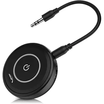 Bluetooth 5.0 передатчик TX/RX 3.5mm разъём, Micro B USB с аккумулятором.