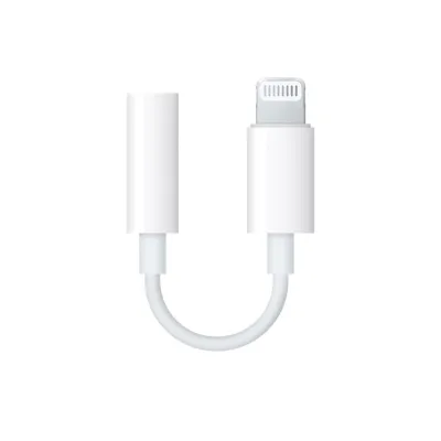 Lightning - 3.5mm üleminek Apple valge