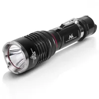 Flashlight 10W up to 800lm 18650 battery, USB, handlebar mount