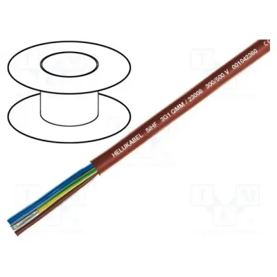 Silikoonkaabel 3x1,5mm2 -60C...+180C 300V