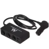 Auto sigaretisüütaja pistik - 3x pesa 10A 2*USB 4.8A
