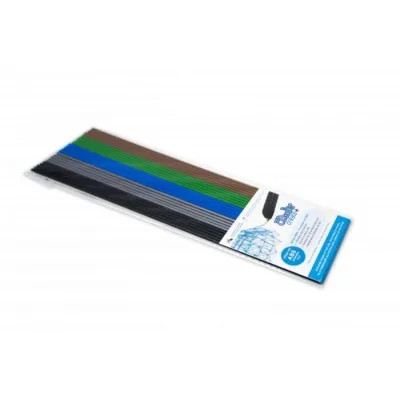 Create+ / Pro+ 3Doodler 3D ABS pliiatsi täiteplastik 25tk/pk "värvivalik tumedad"