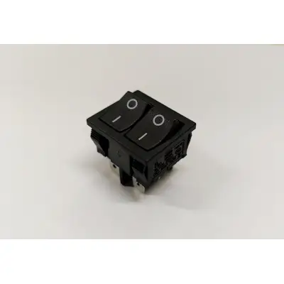 Klahvlüliti 2-ne ON-ON + ON-ON 250V 6A Must
