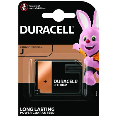 Patarei 6V 4LR61 Duracell alkaline 7K67