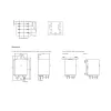 Relee 230V 25A, DPDT, 5-1415544-8
