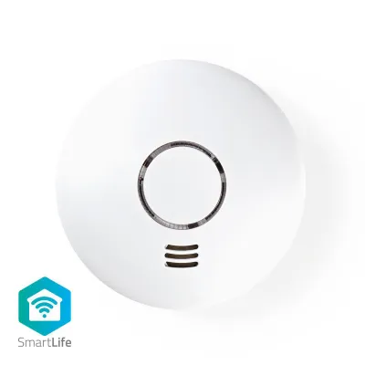 Nedis Wifi suitsuandur ja temperatuuri tõusu detektor, 10-aastat/patarei kuni 24kuu 85dB Nedis
