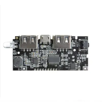 Power bank module 3.7V 1A Li-Ion 2xUSB-A 1xMicro-USB