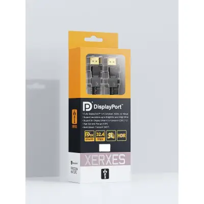Displayport cable 1.4 8K 5m DP20-DP20 Black