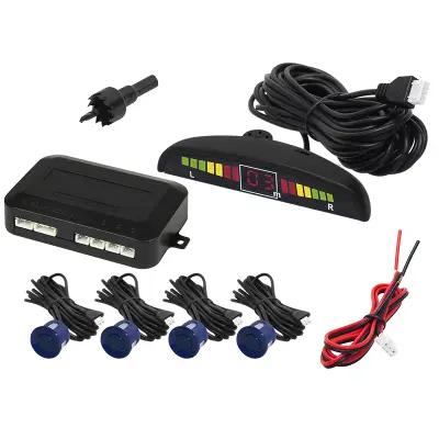 Parking sensors CPW4 4-sensor LED 0..2.5m Blue sensors