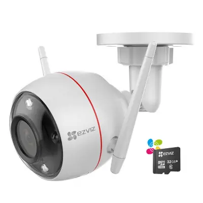 EZVIZ C3WPRO välikaamera 4MP, 2.8 IR, Color Nightvision + MÄLUKAART