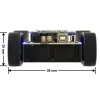 Zumo Robot for Arduino v1.2 (Assembled with 75:1 HP Motors)