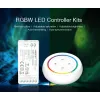 RGBW LED juhtimise komplekt ümarguse valge juhtpaneeliga dimmer 6A 12-24V MiBoxer RF 2.4Ghz