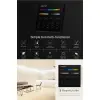 RGB+CCT LED juhtimise seina kontroller 4-tsooni RF 2.4Ghz 2xAAA MiBoxer Must