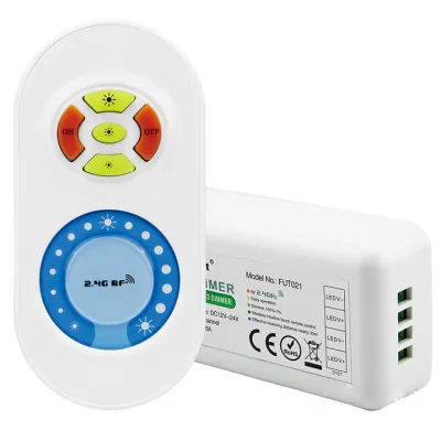 1-kanaliga LED juhtimise komplekt puldiga dimmer 6A 12-24V MiBoxer RF2.4Ghz