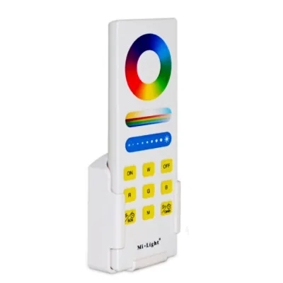 Juhtpult+seinaklamber RGB+CCT valge MiBoxer 2.4GHz RF 2*AAA