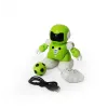 Robot with a ball on the remote control Green-white