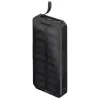 Akupank päikesepaneeliga USB QC3.0 PD 20000mAh 3A USB A*2/C/microB