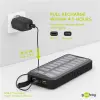 Akupank päikesepaneeliga USB QC3.0 PD 20000mAh 3A USB A*2/C/microB