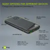 Power bank 10000mAh 3A USB QC3.0 PD LED 2xUSB-A/C/Micro-USB