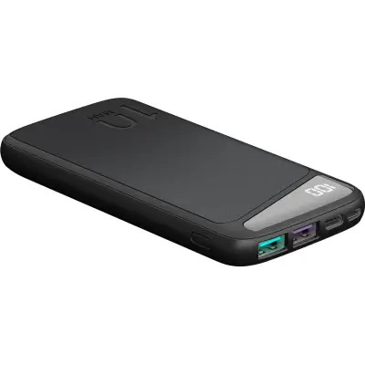 Power bank 10000mAh 3A USB QC3.0 PD LED 2xUSB-A/C/Micro-USB