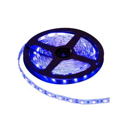 LED lint Sinine kleebitav 5m 10mm 300 LED 5050 12V IP63