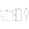 Power supply 12V 1A 12W plug 2.1/5.5mm SMPS