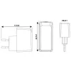 Toiteadapter 5V 2.4A 12W pistik 2.1/5.5mm SMPS