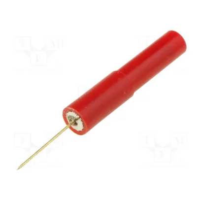 Mõõtenõel 0.6mm 4mm testjuhtmele 70V 1A Punane