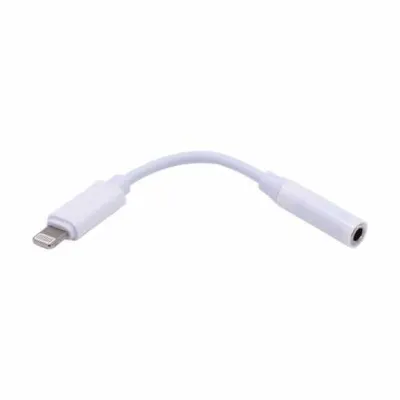 Lightning - 3.5mm adapter Apple white, no microphone connection