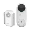EZVIZ DB2C IP Kaameraga juhtmevaba uksekella komplekt IR, WIFI