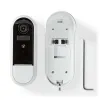 Video uksekell valge FHD 1080p IP54 5VDC 8-24VAC SmartLife