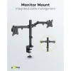 2-e monitori lauakinnitus 17-32" VESA 75x75 100x100