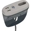 Pikendusjuhe diivanisse 1xEURO 2xUSB-A 2.1A hall 3m