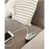 Pikendusjuhe diivanisse 1xEURO 2xUSB-A 2.1A hall 3m