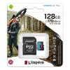 Mälukaart 128GB Micro SDXC U3 V30 Kingston Canvas Go Plus