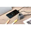 Laadija, toiteadapter 3m pikendus USBcube PD 65W Hall 4xUSB