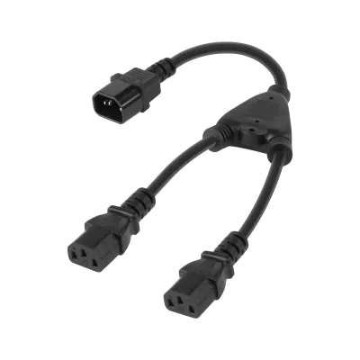 Splitter UPS plug C14 - 2x UPS socket C13