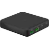 USB laadija 2xUSB-A 2xUSB-C pesad QC3.0 PD 65W multiport must