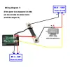 Digital voltmeter and ampermeter 0-100VDC 100ADC blue/red backlight, shunt