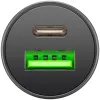 Auto USB-A C kiirlaadija QC3.0 USB-C PD 12-24V 5-20V 3A 45W