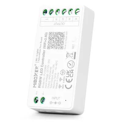 RGBW LED juhtimise vastuvõtja Wi-Fi RF 12-24V 12A MiBoxer