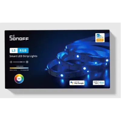 Sonoff L3 nutikas Wifi RGB LED-riba 5m USB