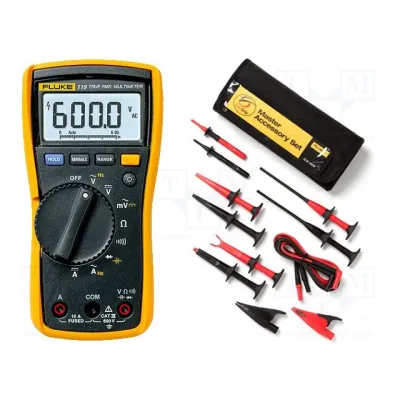 Multimeeter Fluke 115 + TLK-225-1 mõõtejuhtmete komplekt