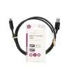 USB-A - USB-C 3 gen1 кабель 1m черный