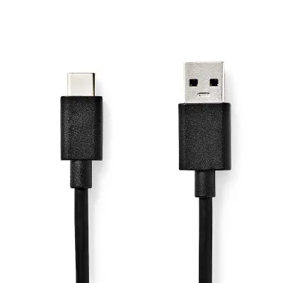 USB-A - USB-C 3 gen1 кабель 1m черный