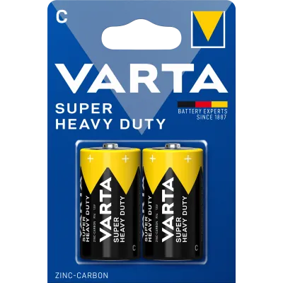 Patareid 1.5V C R14 baby Varta Super Heavy Duty 2tk pakis